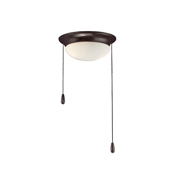 Maxim Lighting Basic-Max 2-Light 10" Wide Oil Rubbed Bronze Ceiling Fan Light Kit FKT211SWOI - main